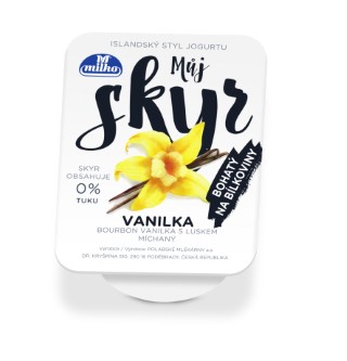 Jogurt Můj Skyr 0% vanilka 130g/Milko